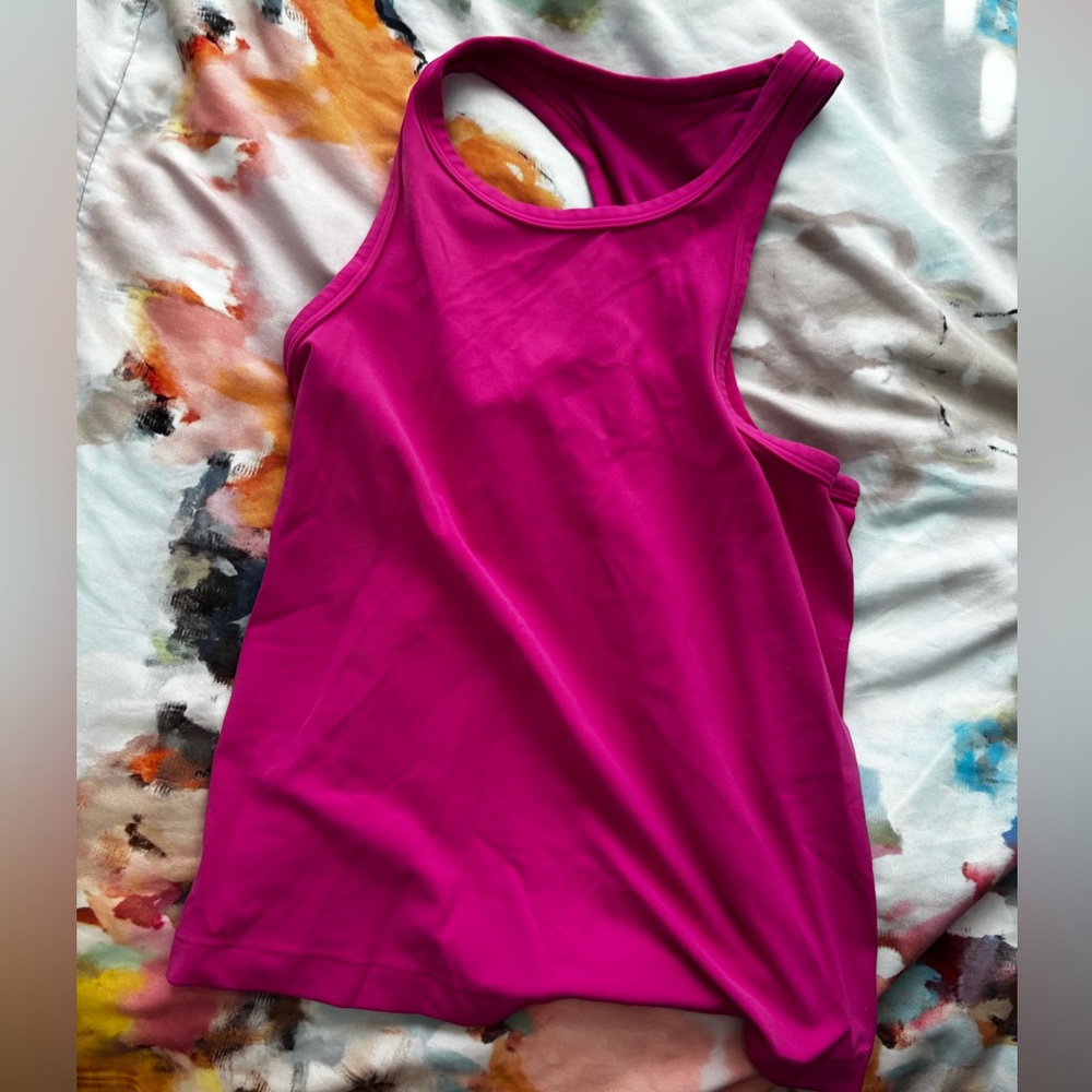 Hot pink lululemon align tank